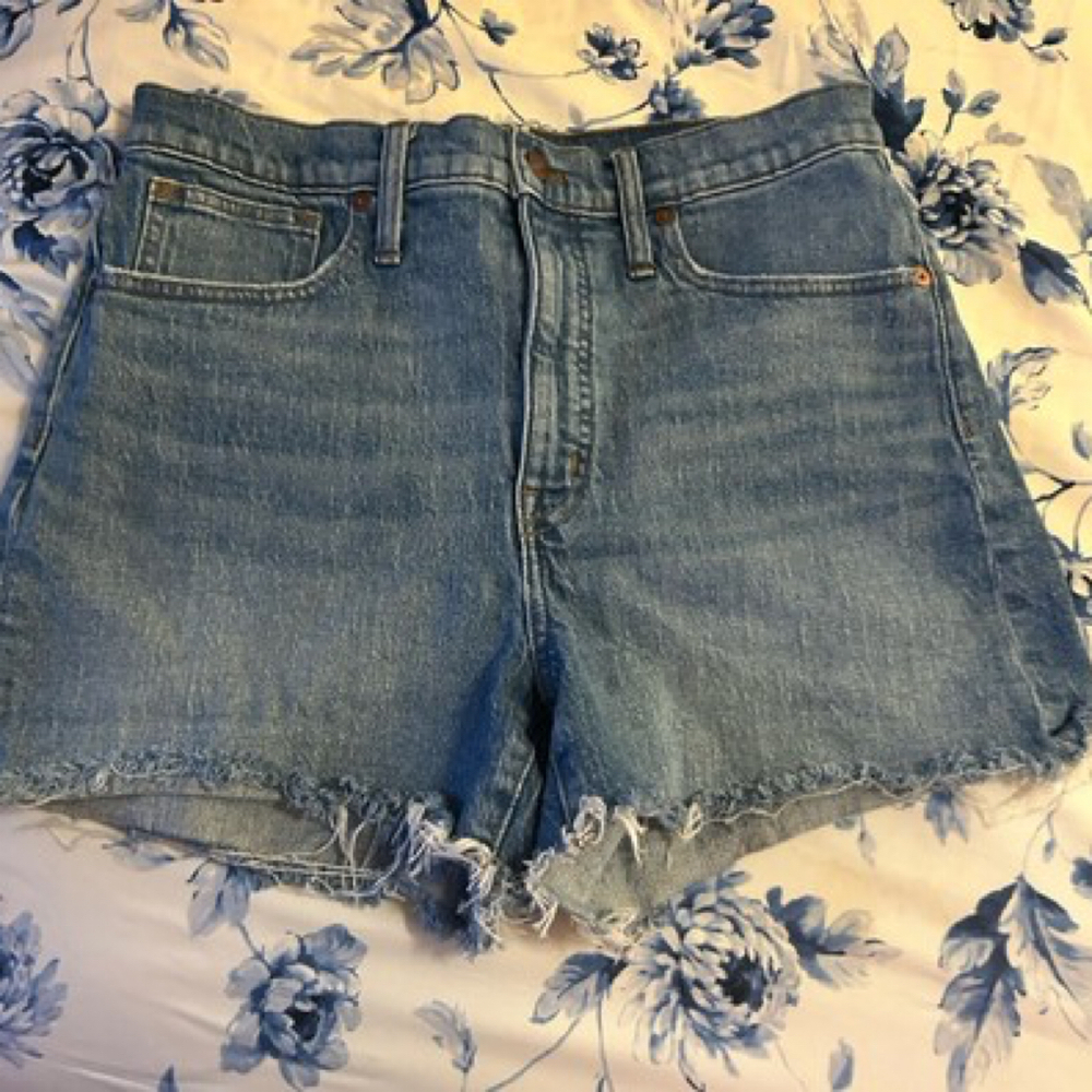 Madewell Blue High-Rise Denim Shorts Women’s Size 30